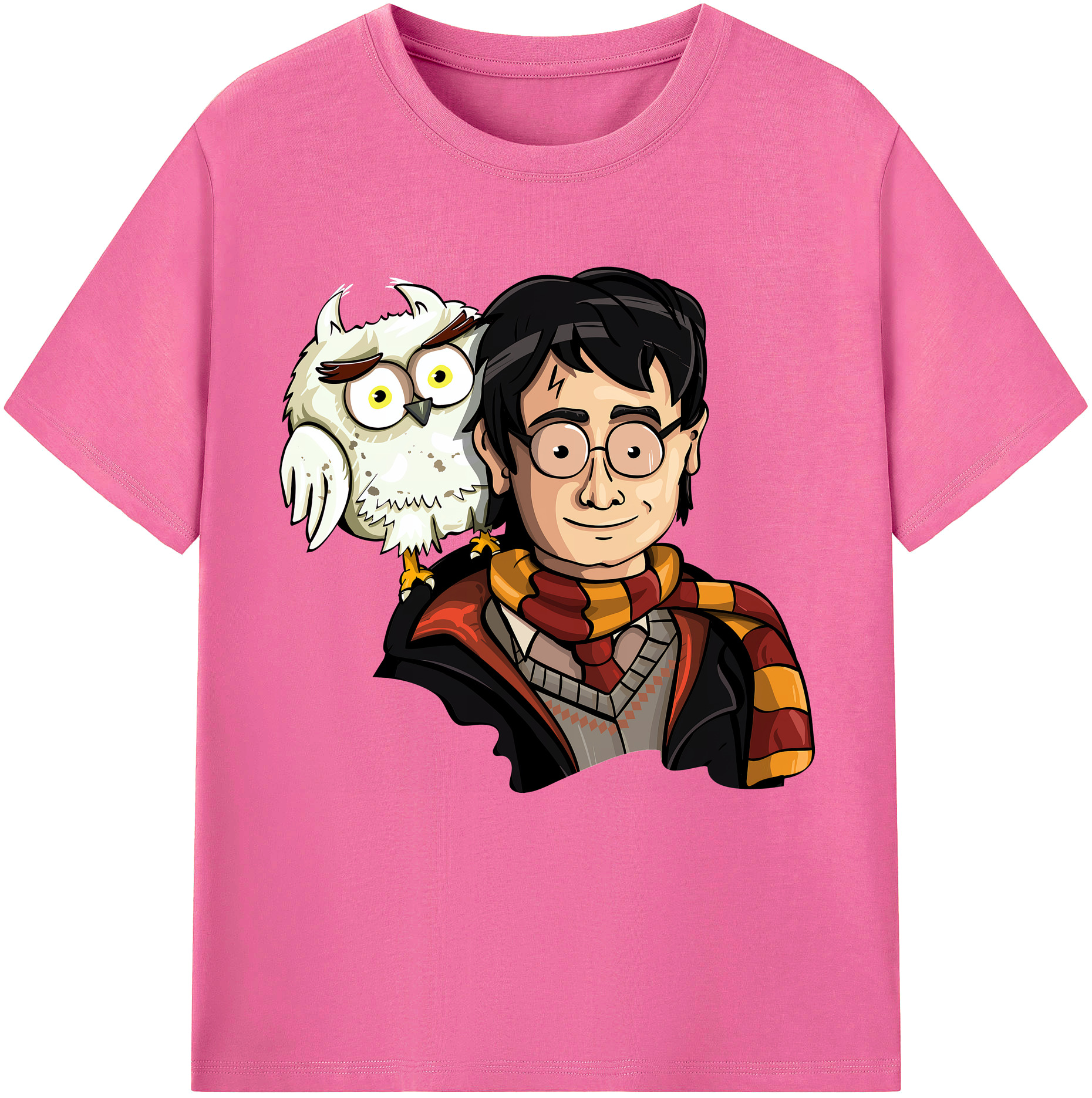 （画像用） Harry Potter ハリー・ポッターシリーズ レディースカジュアルプリントTシャツ（綿100％）